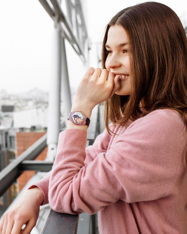 Swatch, Portrait of Dédie, by Amedeo Modigliani