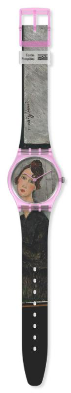 Swatch, Portrait of Dédie, by Amedeo Modigliani