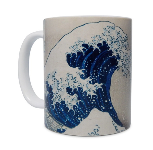 Hokusai, Great Wave Mug