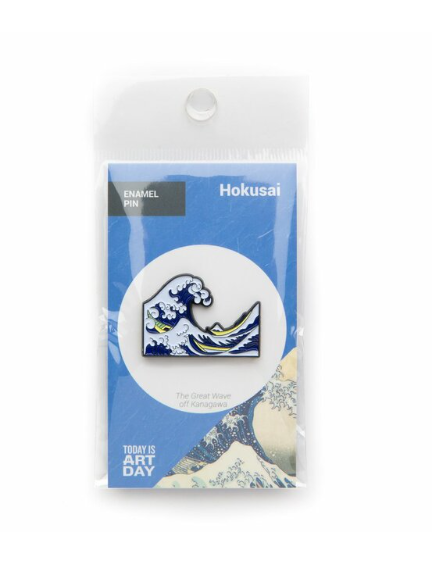 Hokusai "The Wave" Enamel Pin