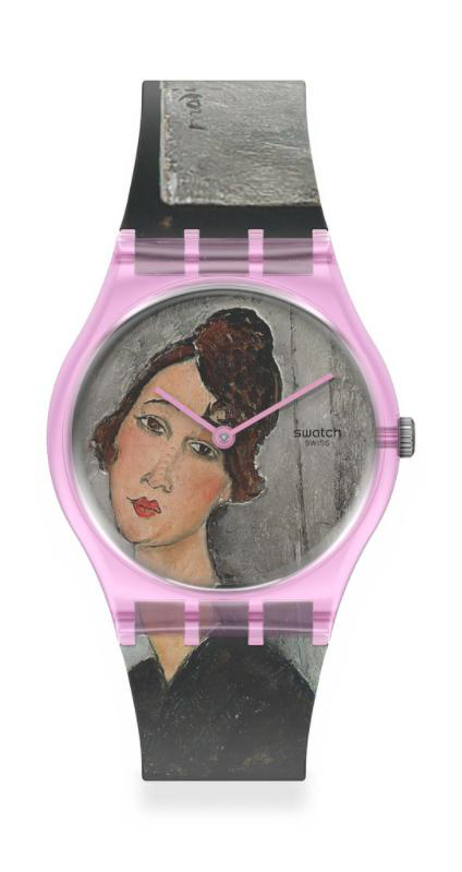 Swatch, Portrait of Dédie, by Amedeo Modigliani